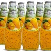 Nutrogusto Basil Seeds With Mango Juice 290mL (6-pack)