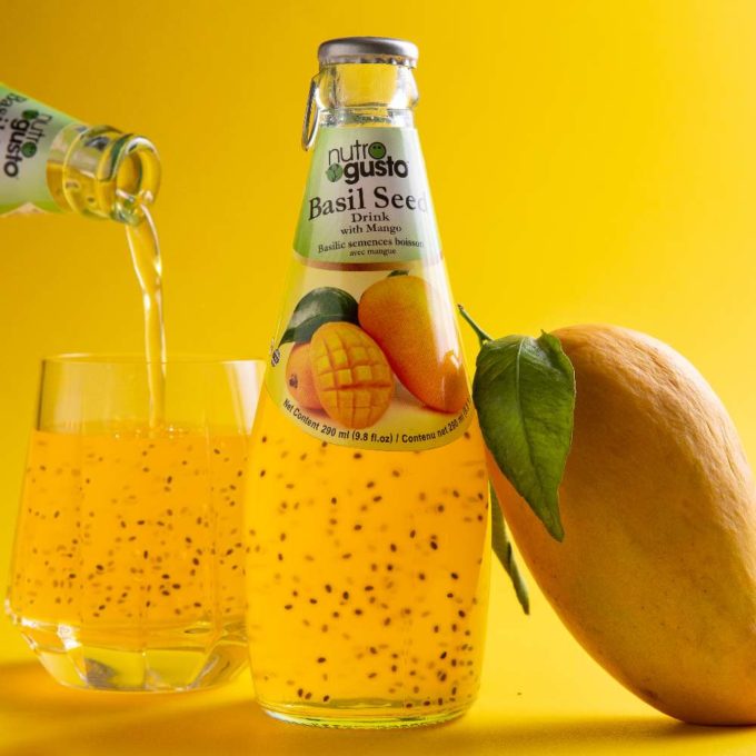 Nutrogusto Basil Seeds With Mango Juice