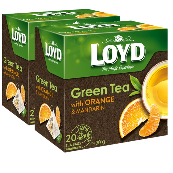 Loyd Green Tea With Orange And Mandarin 30g (2-pack)