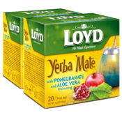 loyd yerba mate with pomegrante and aloe vera