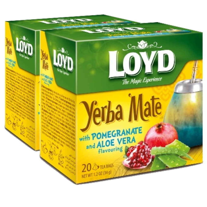 Loyd Yerba Mate With Pomegrante And Aloe Vera 34g (2-pack)