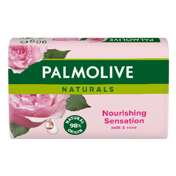 Palmolive Bar Soap Milk & Rose 90g Maple Mart