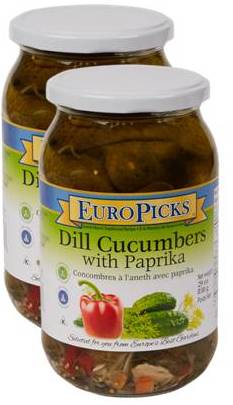 Dill Pickles with Paprika