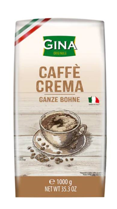 Gina Coffee Crema Beans - Maple Mart